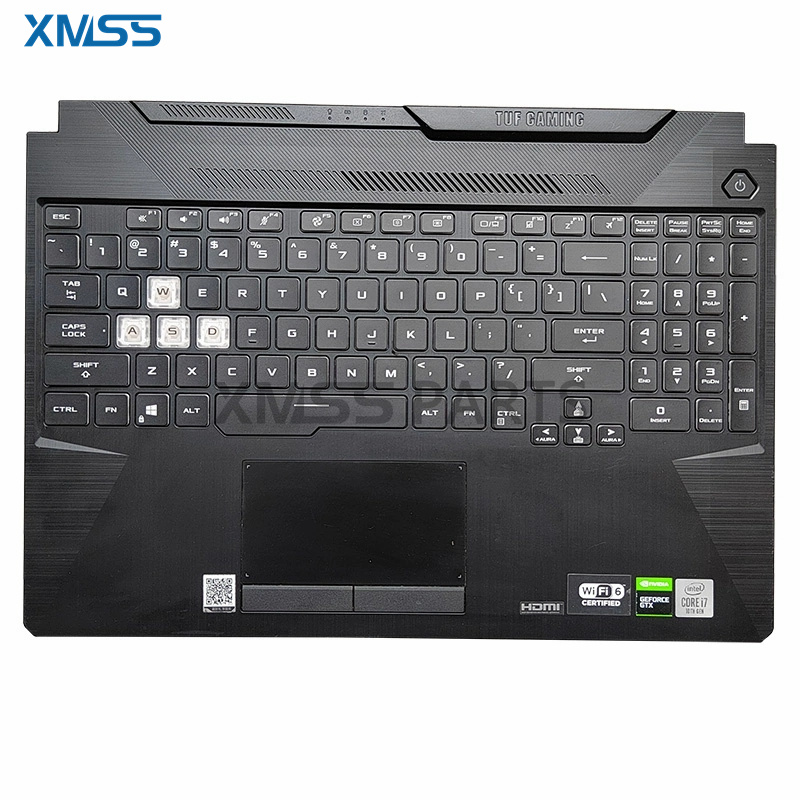 Gaming Keyboard Backlit - Keyboard Casing Atas Palmrest dengan Lampu
