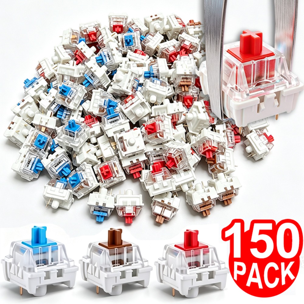 Gaming Keyboard Blue - 1-150 Buah 3 Pin DIY Sakelar