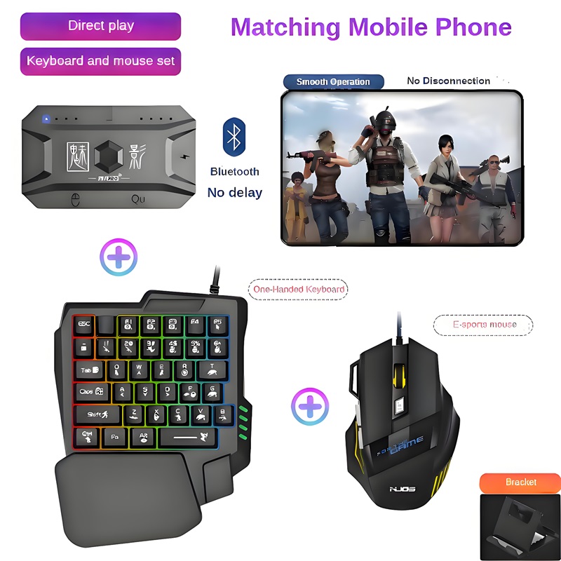 Gaming Keyboard And Mouse Mobile - Konverter Gamepad Ponsel M1 Pro, Mouse