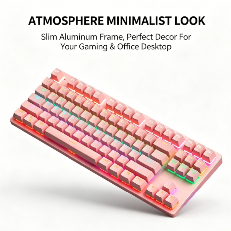 Gaming Keyboard K300 - BAJEAL K300 Keyboard Mekanik Berkabel 87-Tombol