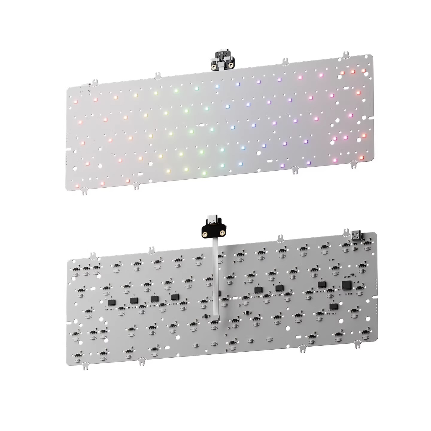Hot Swap Pcb - PCB Keyboard Sakelar Magnetik Berkabel/Nirkabel, Dapat
