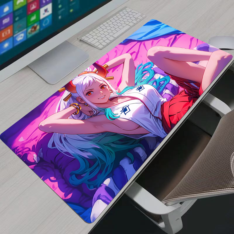Gaming Keyboard He - One Piece Yamato Mouse Pad Notbook
