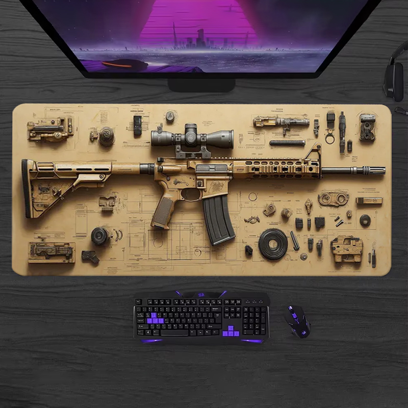 Gaming Keyboard Mouse - Alas Mouse Gaming Lembut yang Dapat