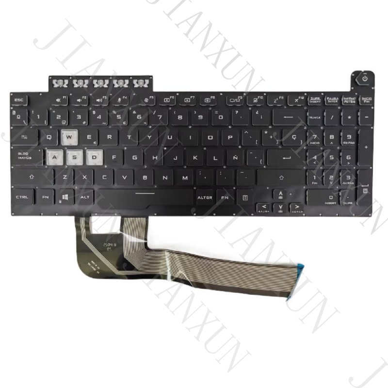 Gaming Keyboard Backlit - Keyboard backlit Spanyol A+ untuk Asus