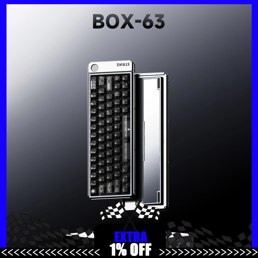 Gaming Keyboard Hall Effect Switches - AULA BOX63 Keyboard Mekanis dengan Switch