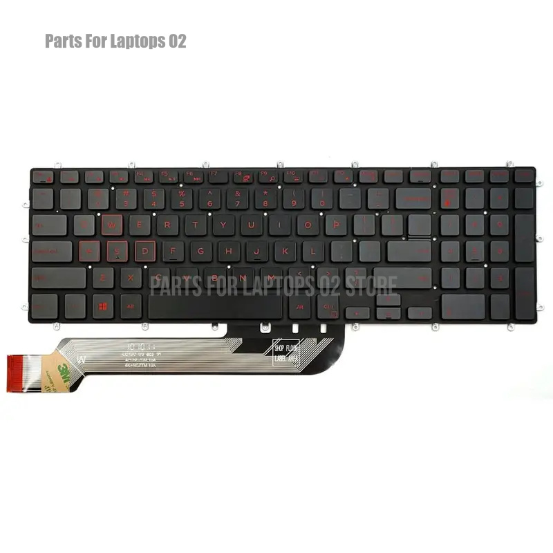 Gaming Keyboard Blue - D Baru untuk Dell G3-3579 G3-3779