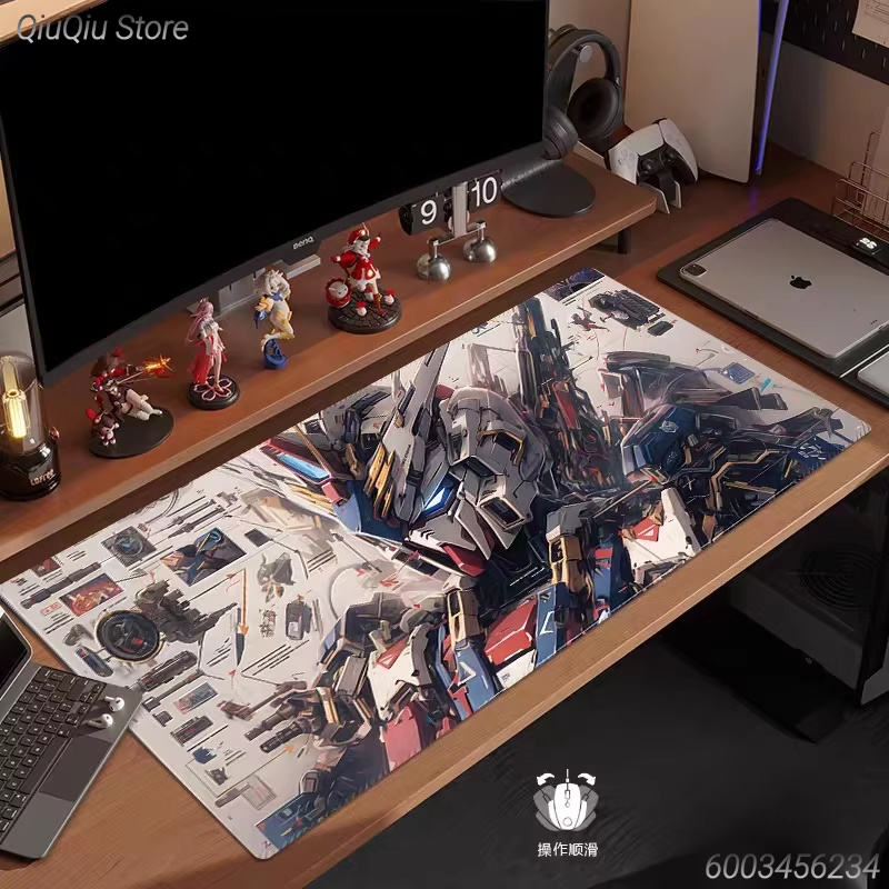 Gaming Keyboard Typewriter - Alas Mouse Kulit Gundam Cetak HD