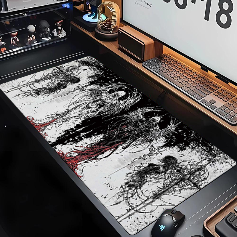 Gaming Keyboard Mouse - Alas Mouse Karet Anti Selip Ukuran