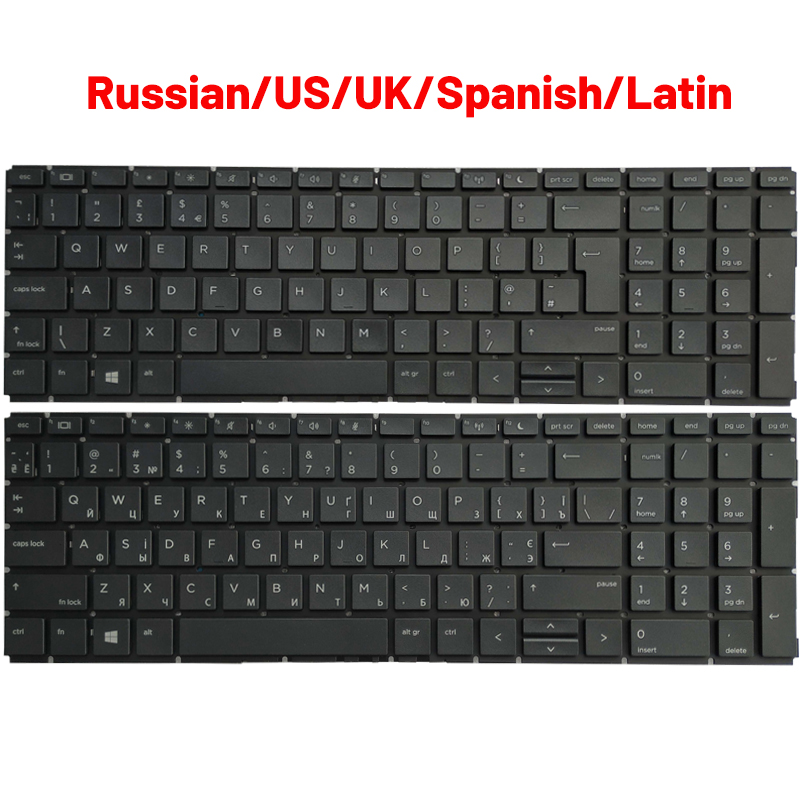 Gaming Keyboard Hp - Keyboard Laptop Rusia/AS/Inggris/Spanyol/Latin Baru untuk HP