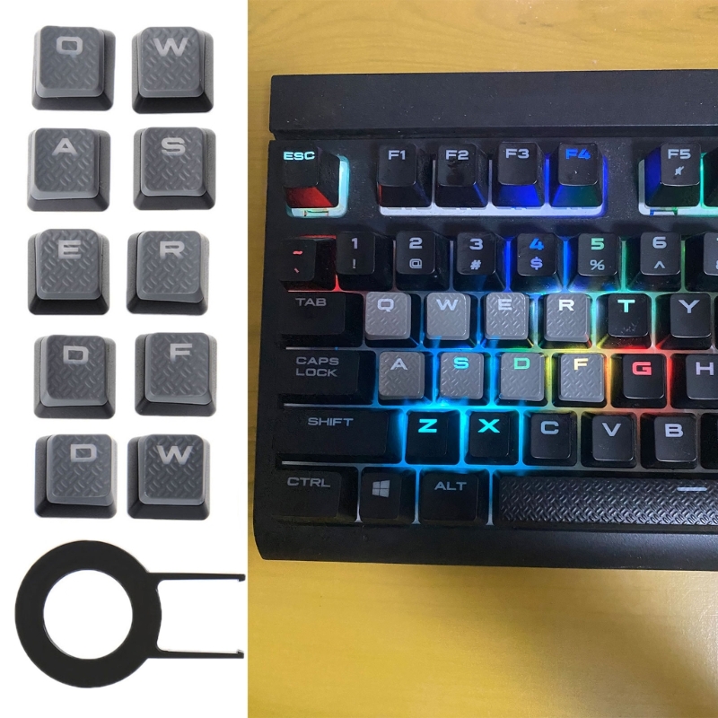 Gaming Keyboard Corsair - 10 Tombol Keycap dengan Lampu Latar