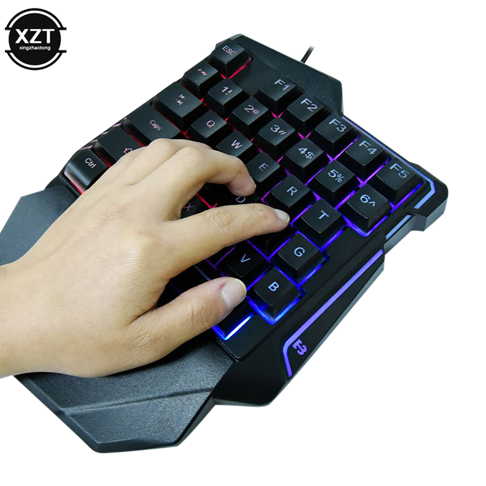 Gaming Keyboard 1 Hand - G7 Keyboard Gaming Usb Mini SATU