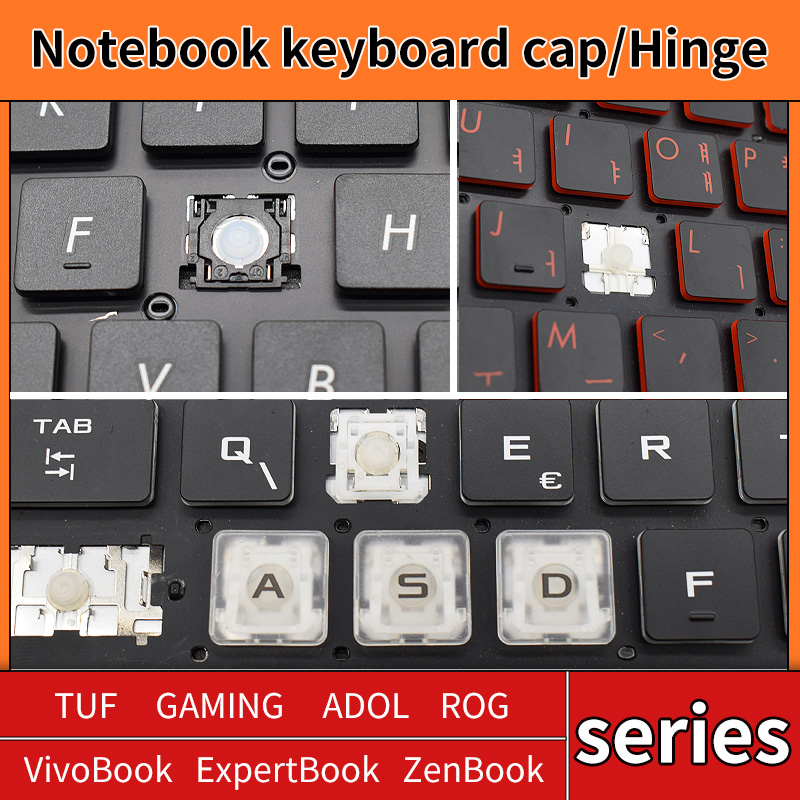 Gaming Keyboard Hp - Penggantian tutup kunci gunting karet klip