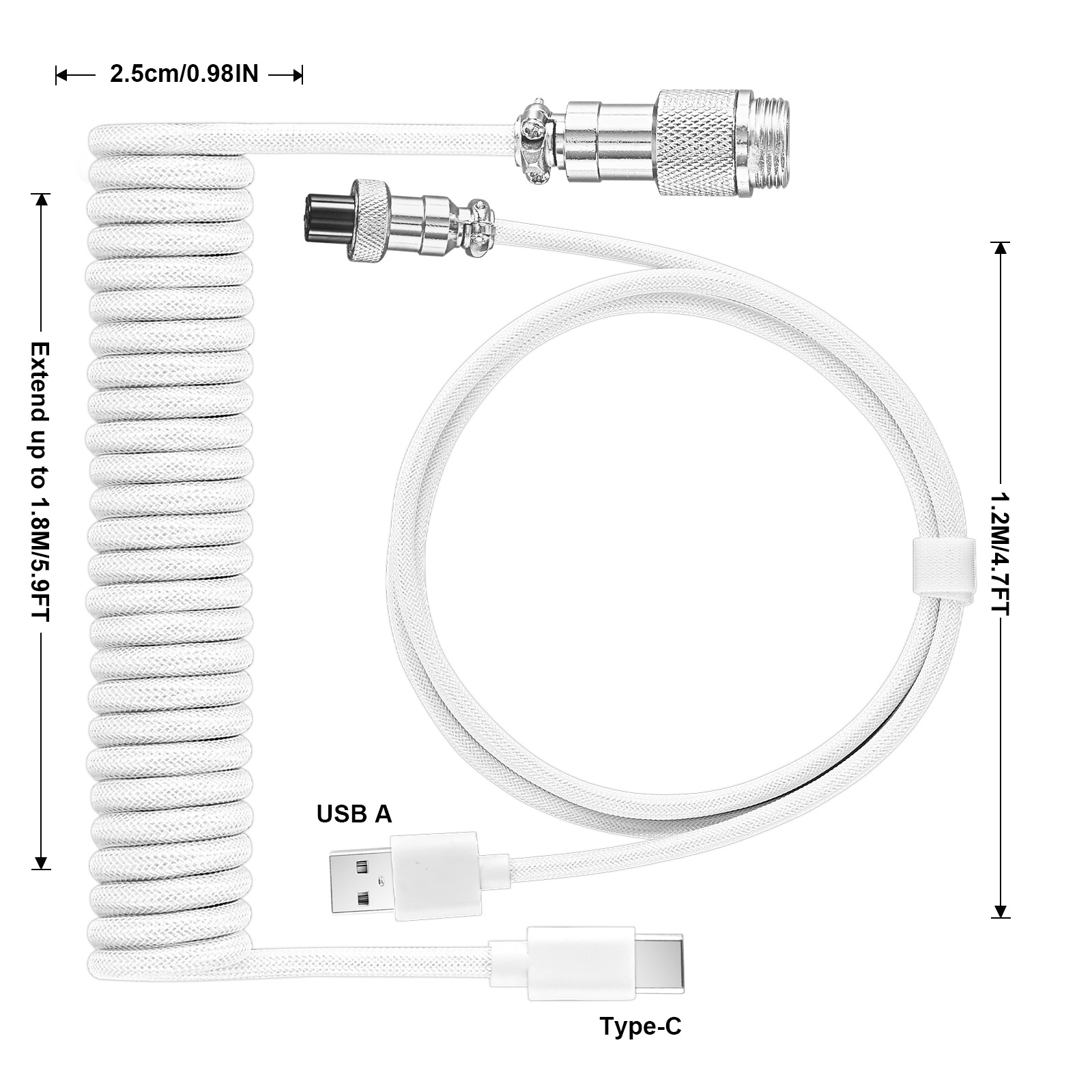 Kabel Melingkar Keyboard Mekan - Gaming Keyboard Type C ulasan dan harga