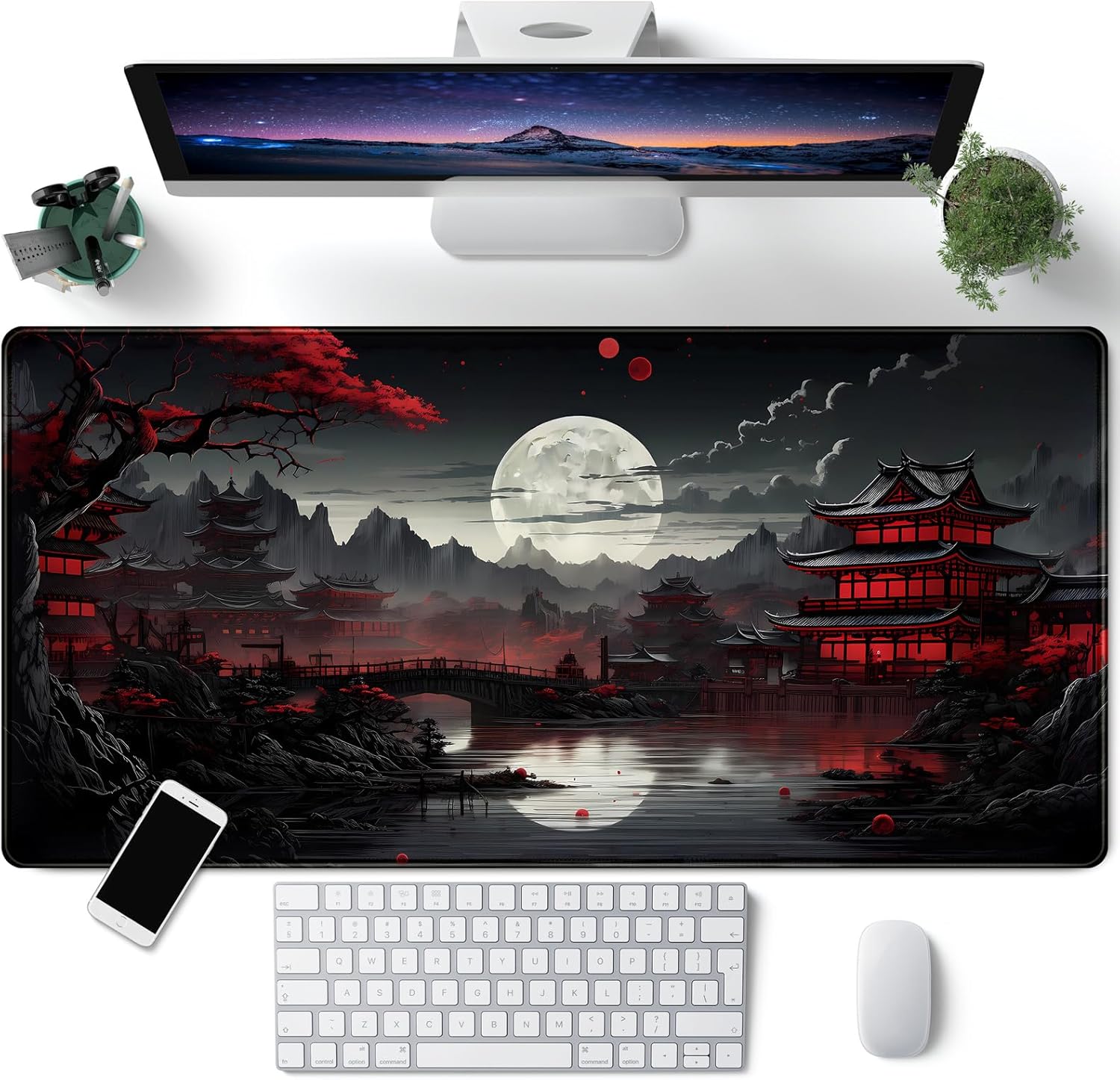 Alas Meja Jepang Alas Meja Bul - Gaming Keyboard Mouse ulasan dan harga