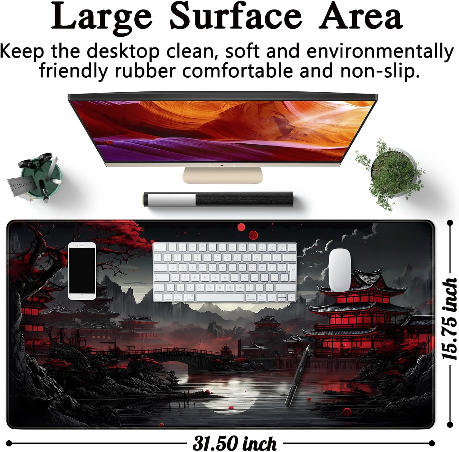Alas Meja Jepang Alas Meja Bul - Gaming Keyboard Mouse ulasan dan harga