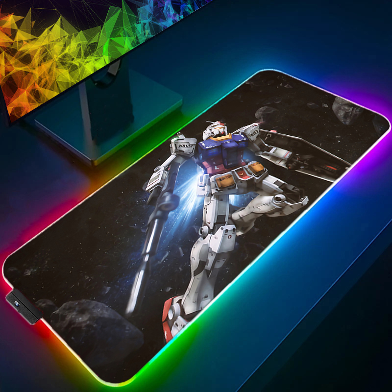 RGB Kawaii Mouse Pad Anime Gab - Gaming Keyboard And Mouse Mobile ulasan dan harga