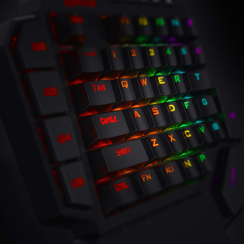 Redragon Keyboard Gaming K585  - Gaming Keyboard 1 Hand ulasan dan harga