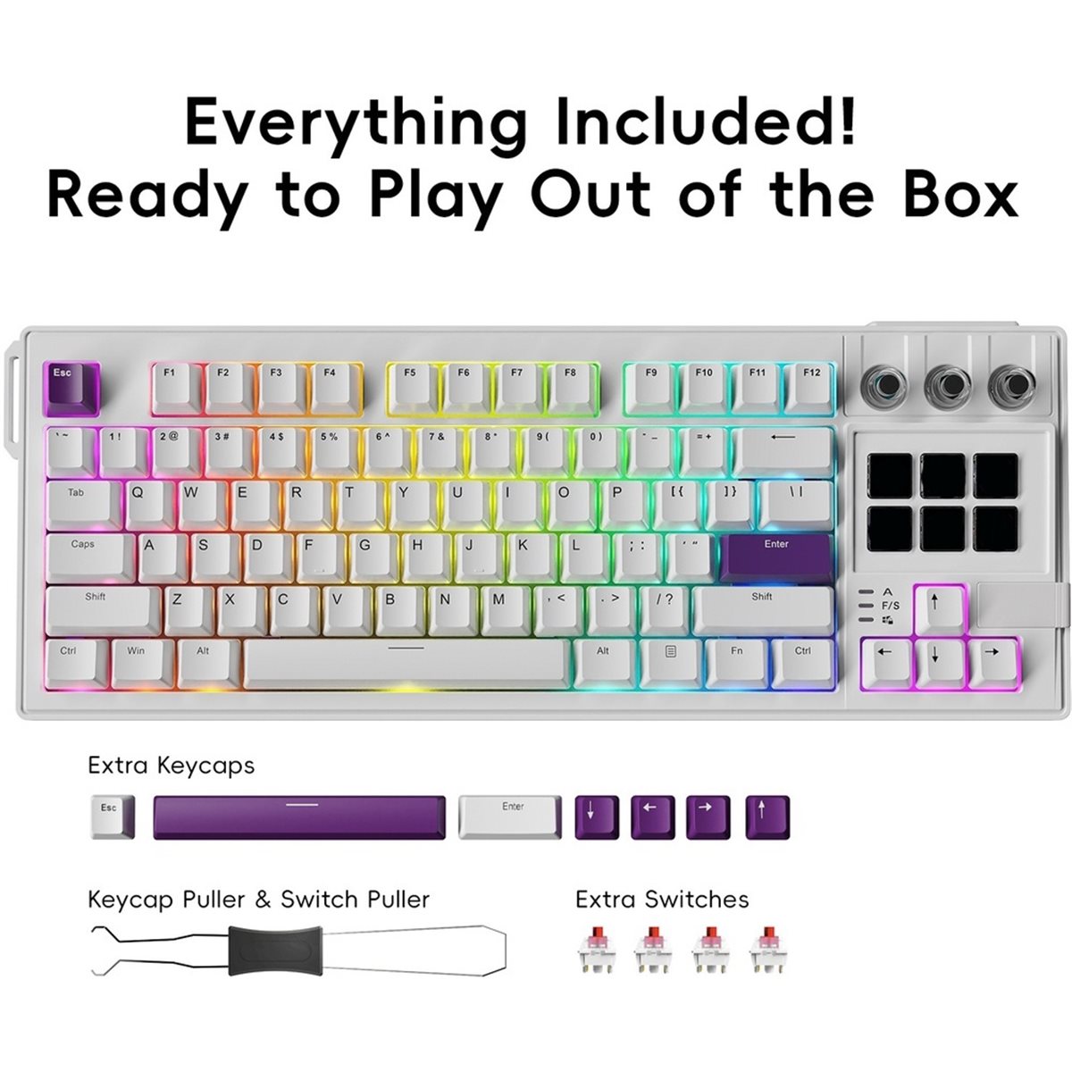 perbarui. K1 PRO Keyboard Meka - Gaming Keyboard Mechanical ulasan dan harga