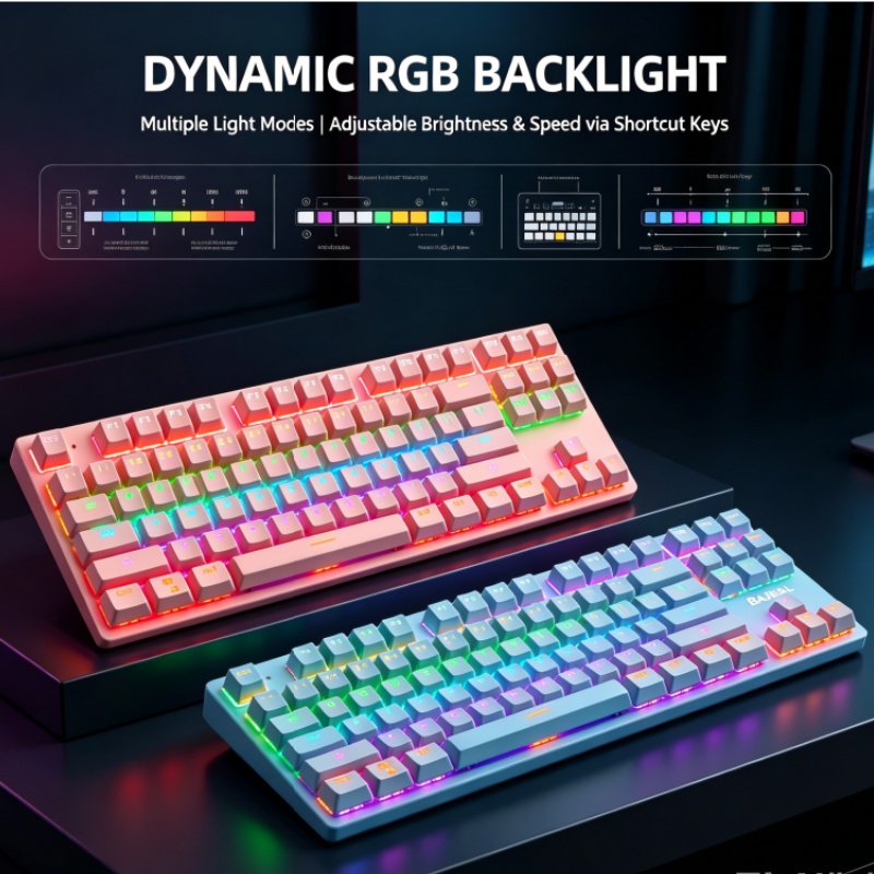 BAJEAL K300 Keyboard Mekanik B - Gaming Keyboard K300 ulasan dan harga