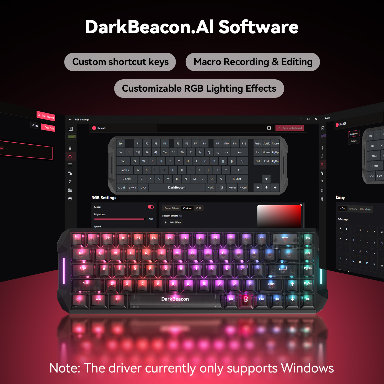 DarkBeacon Blade 68 Wired Sile - Gaming Keyboard That Is Quiet ulasan dan harga