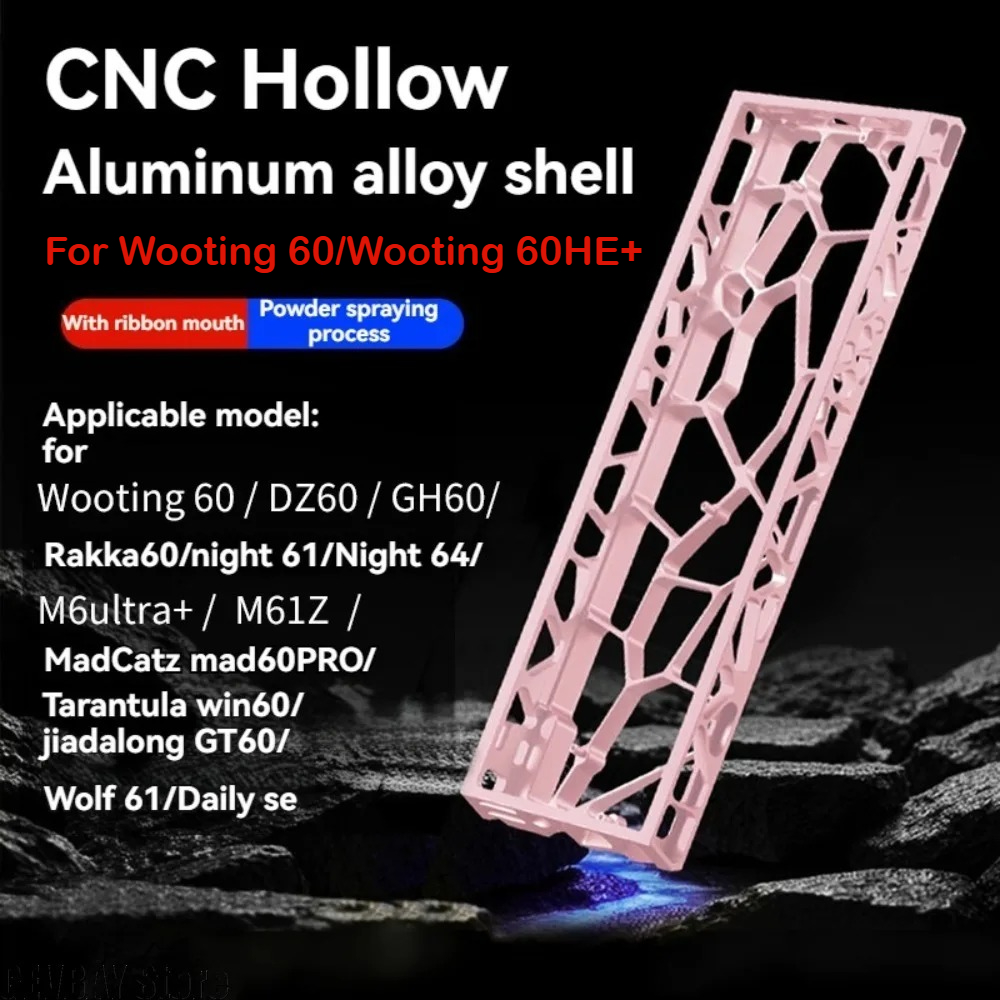 Casing Aluminium Hollow Wootin - Hot Swap Pcb ulasan dan harga