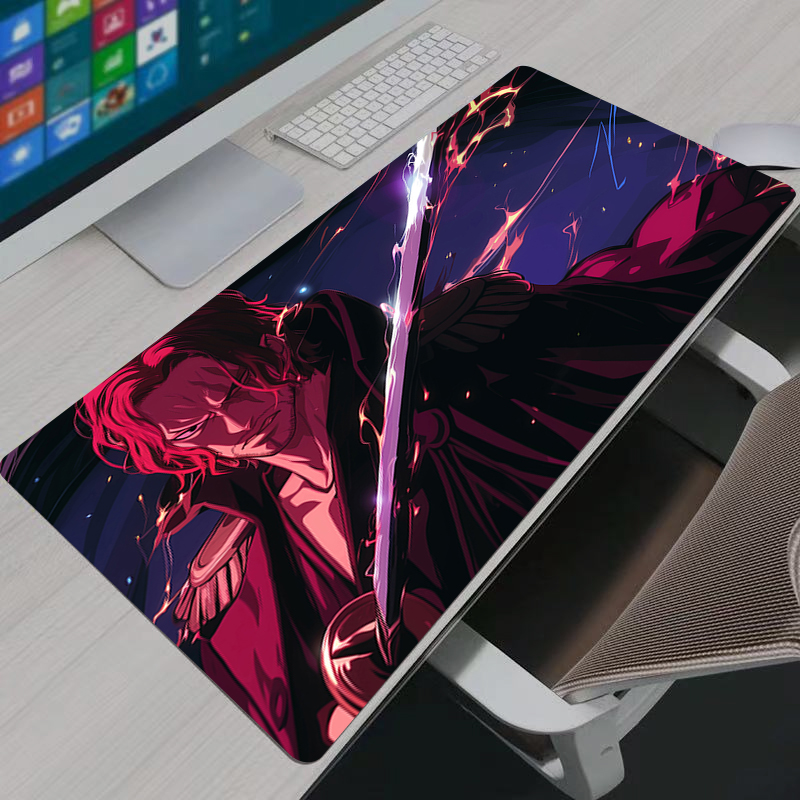 One Piece Shanks Mouse Pad Bes - Gaming Keyboard He ulasan dan harga