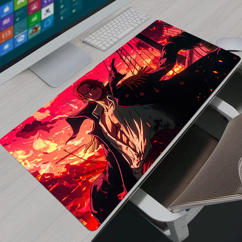 One Piece Shanks Mouse Pad Bes - Gaming Keyboard He ulasan dan harga