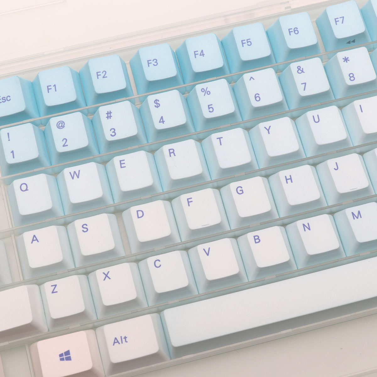 87 Tombol Keycap Biru Frost Pr - Gaming Keyboard Blue ulasan dan harga