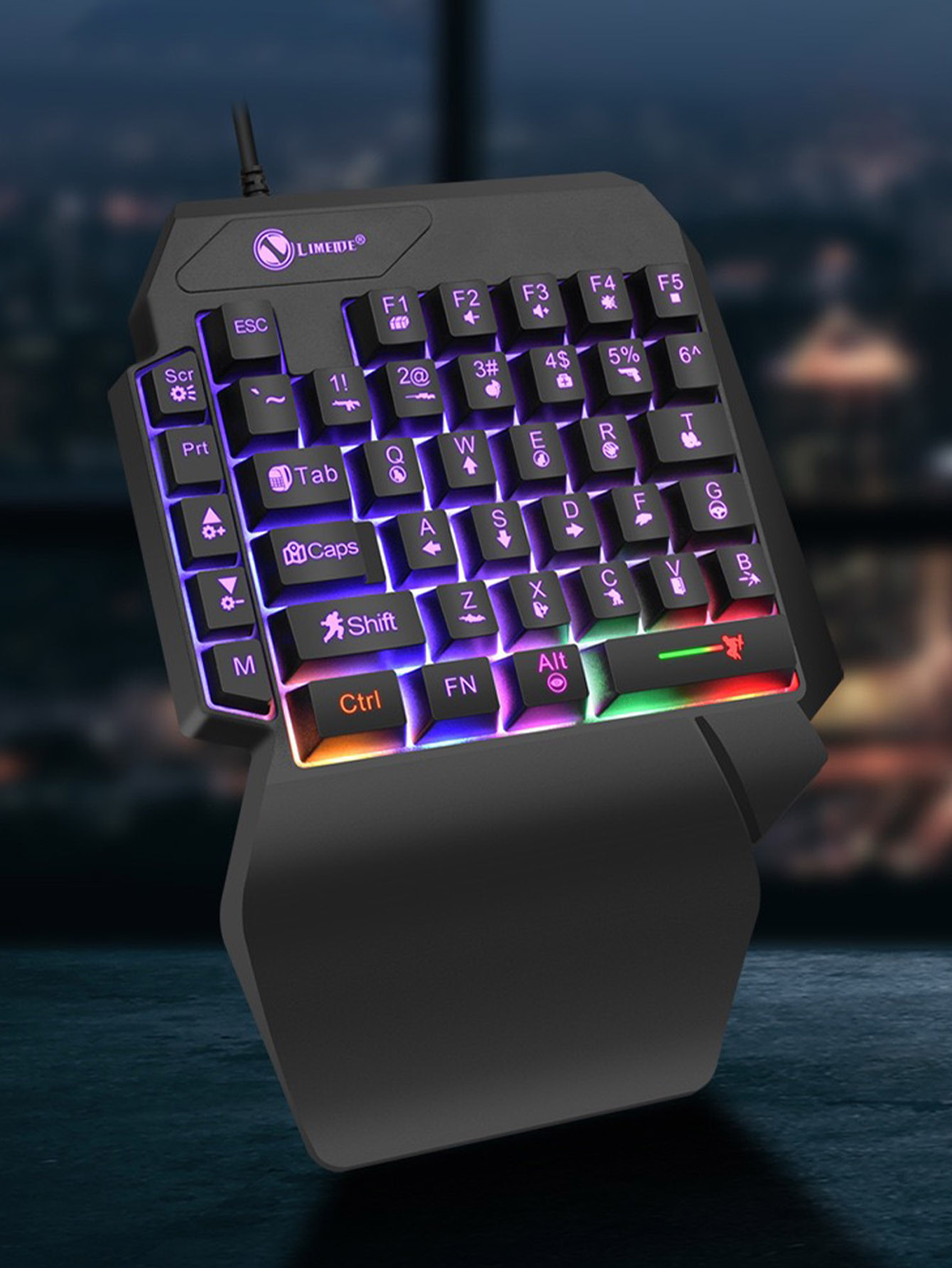 Keyboard Mekanis Satu Tangan u - Gaming Keyboard 1 Hand ulasan dan harga