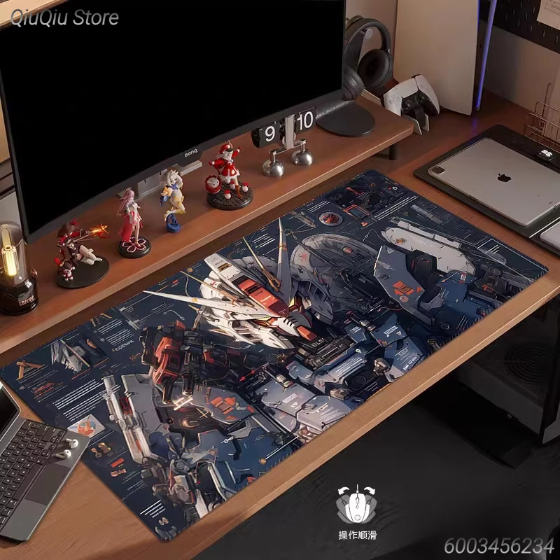 Alas Mouse Kulit Gundam Cetak  - Gaming Keyboard Typewriter ulasan dan harga