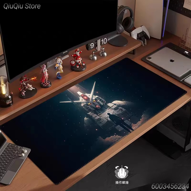 Alas Mouse Kulit Gundam Cetak  - Gaming Keyboard Typewriter ulasan dan harga