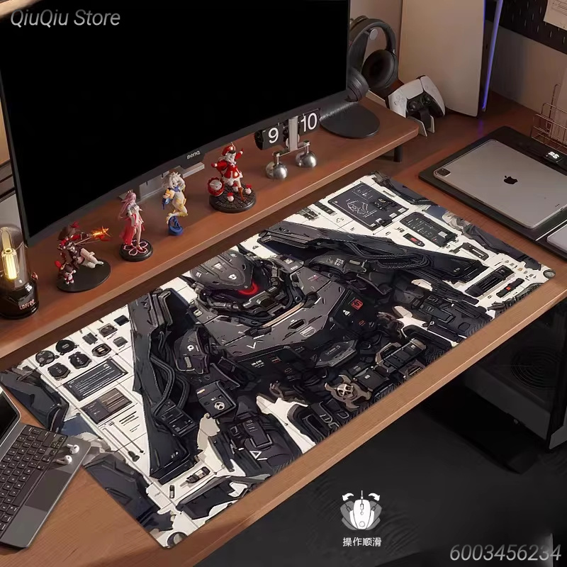 Alas Mouse Kulit Gundam Cetak  - Gaming Keyboard Typewriter ulasan dan harga