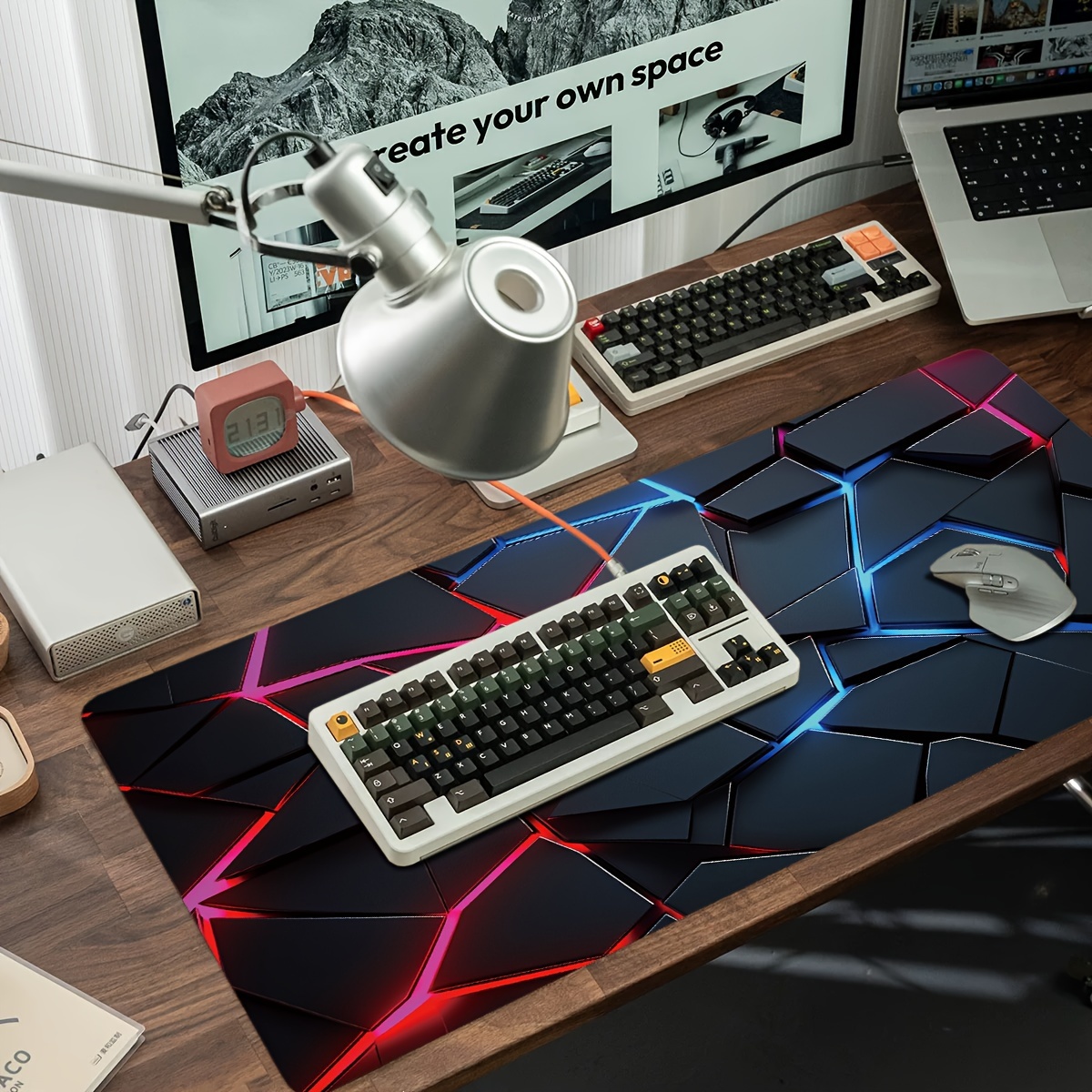 Alas Mouse Gaming Besar 90x40  - Gaming Keyboard Blue ulasan dan harga