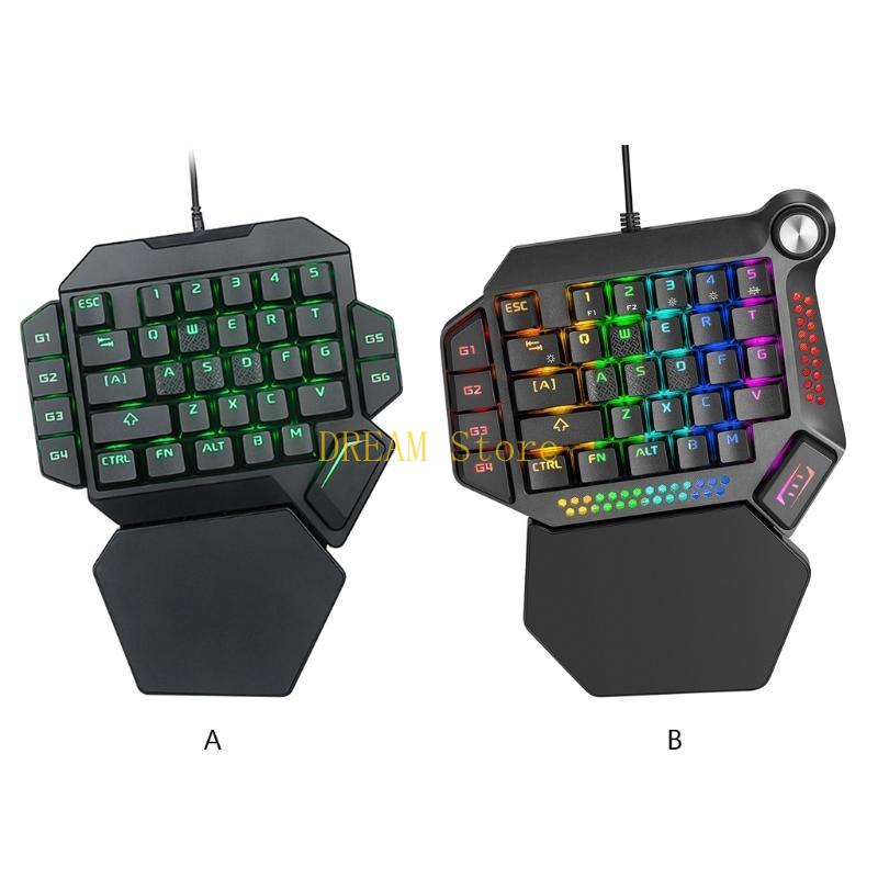 Lampu Latar Bercahaya RGB Satu - Gaming Keyboard 1 Hand ulasan dan harga