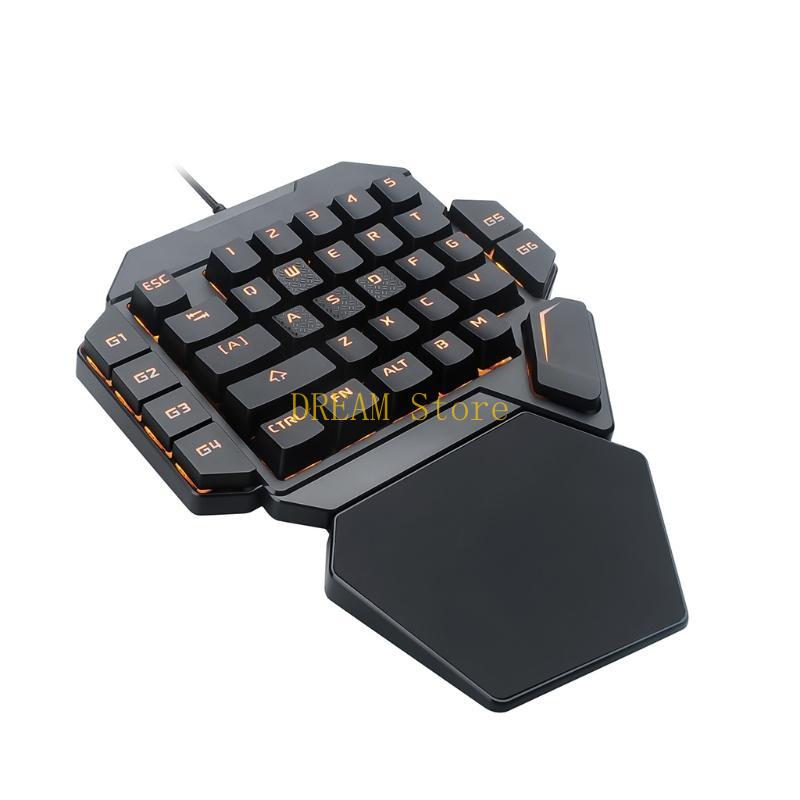 Lampu Latar Bercahaya RGB Satu - Gaming Keyboard 1 Hand ulasan dan harga