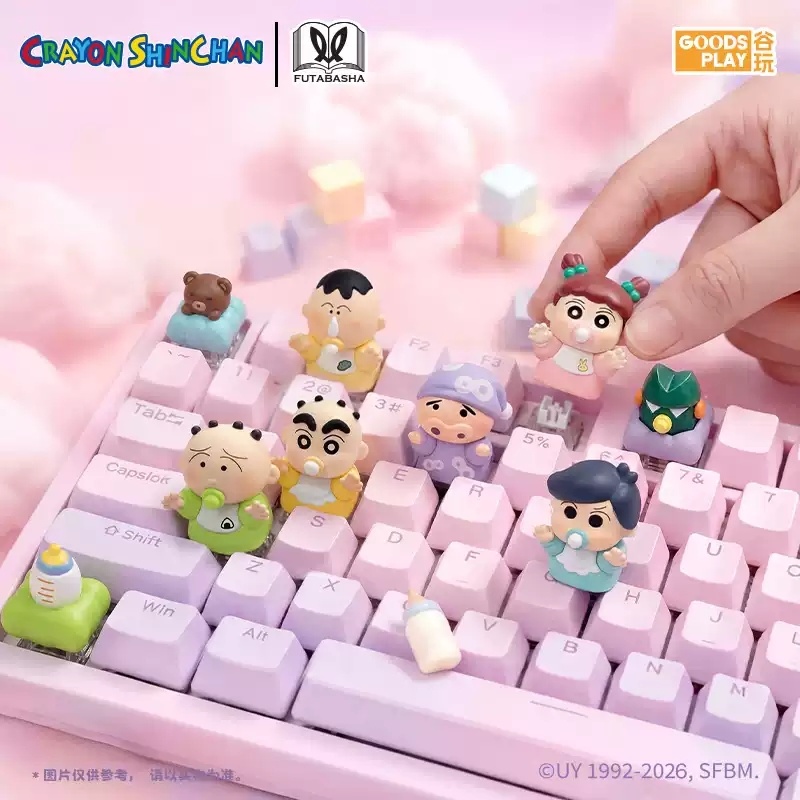 Krayon Shin-chan Baby Hug Seri - Gaming Keyboard Mechanical ulasan dan harga