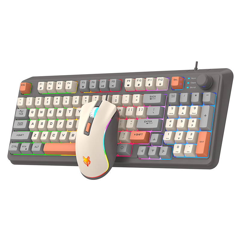 K820 Set Keyboard Game berkabe - Gaming Keyboard Mouse Combo ulasan dan harga