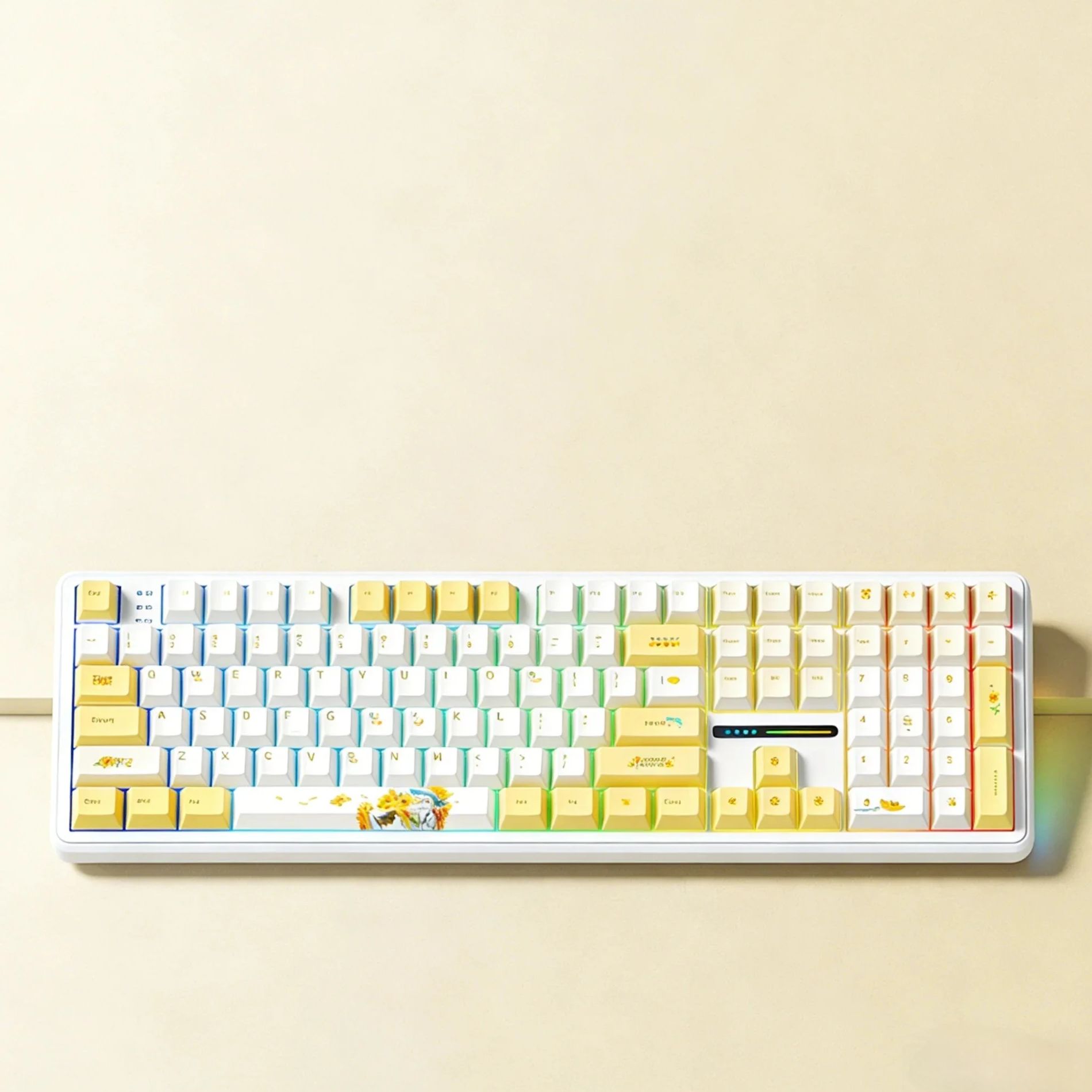 AULA F108 Keyboard Nirkabel de - Gaming Keyboard No Noise ulasan dan harga