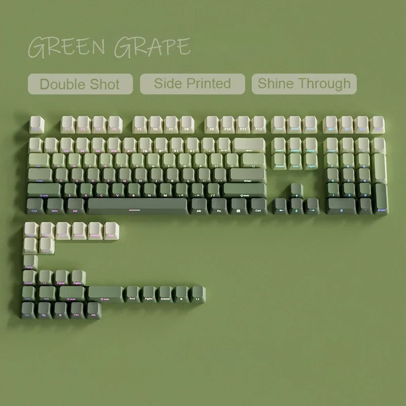 135 Keycap Profil Cherry Warna - Gaming Keyboard Typewriter ulasan dan harga