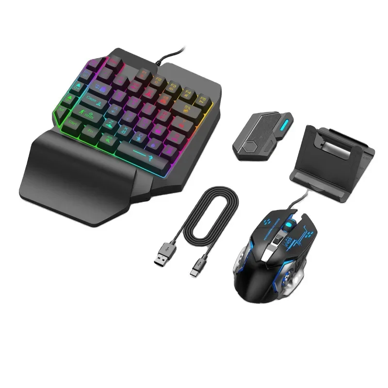 Set Keyboard dan Mouse Gaming  - Gaming Keyboard 1 Hand ulasan dan harga