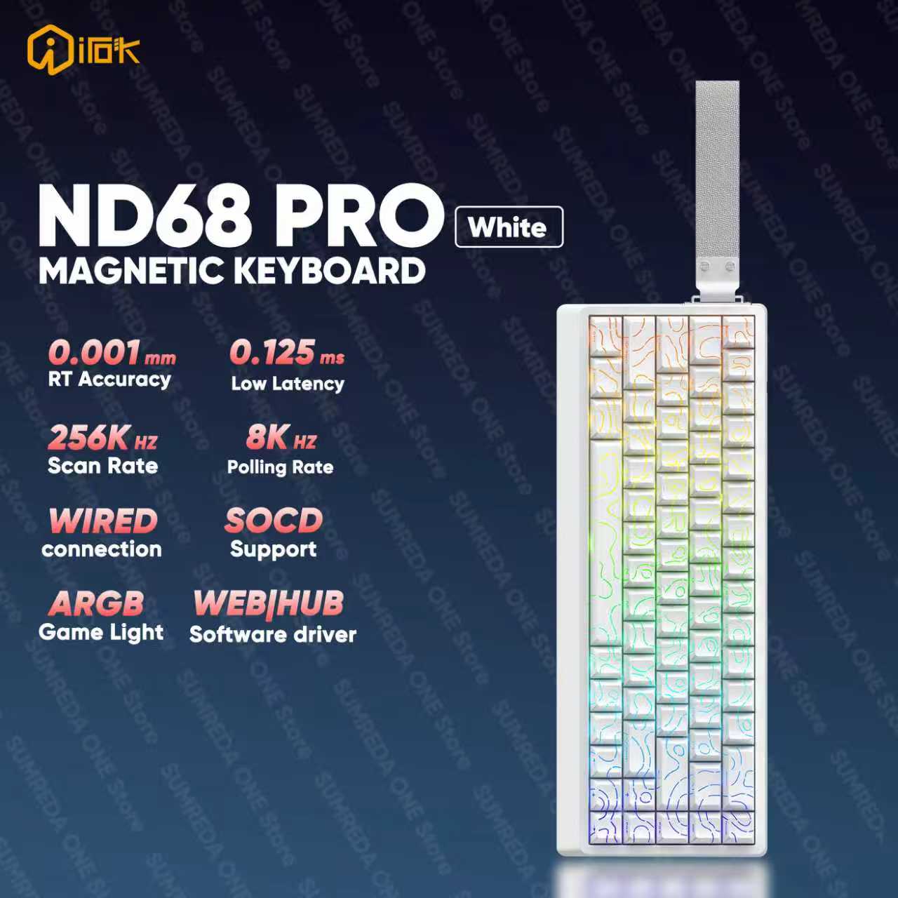 Keyboard Gaming Mekanik IROK N - Gaming Keyboard Hall Effect Switches ulasan dan harga