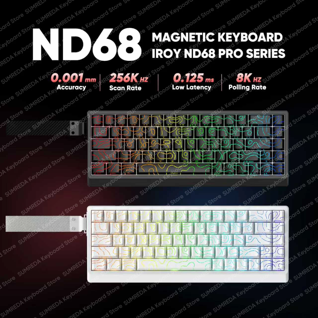 IROK ND68 ND68Pro Keyboard Mek - Gaming Keyboard Hall Effect Switches ulasan dan harga
